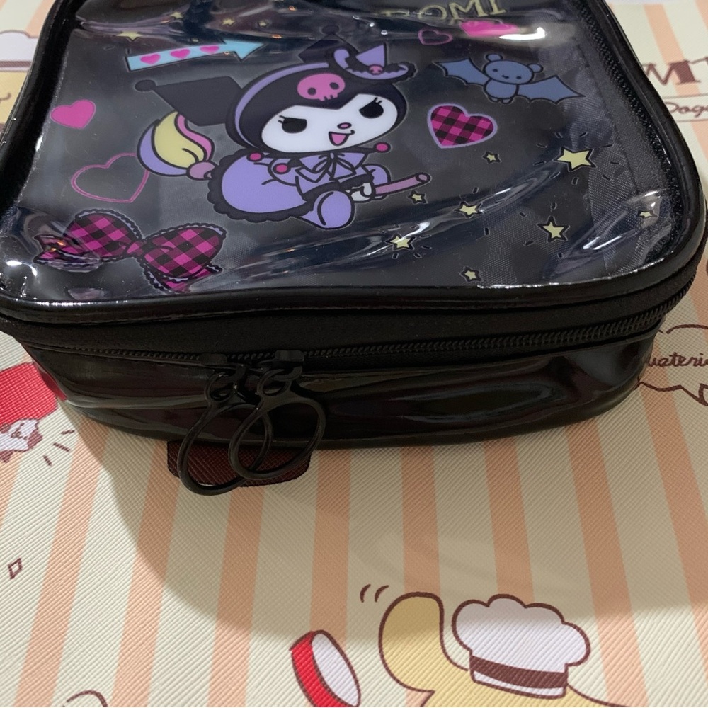 Kuromi Small Square Black Makeup Bag - Picture 10 of 15